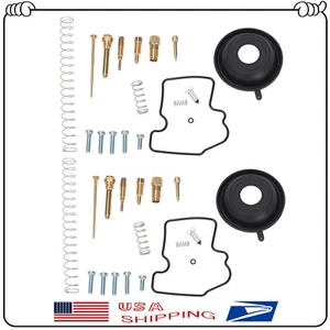 2Set For 2005-13 Kawasaki Brute Force 650 4x4 Carburetor Carb Rebuild Repair Kit - Picture 1 of 6