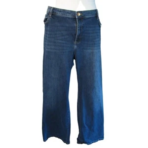 Stivali Lane Bryant 26 26W blu jeans denim firmati vestibilità media - Foto 1 di 4