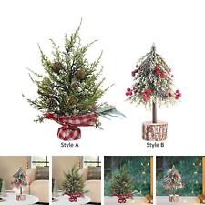 Mini Christmas Tree Christmas Ornament Crafts Home Decor Tabletop