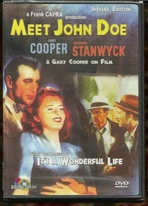 Meet John Doe DVD Still Sealed/Frank Capra/Gary Cooper/Barbara Stanwyck/New - Picture 1 of 2