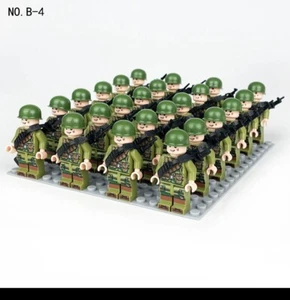 24 Lego Us Armed Forces Soldiers - Picture 1 of 1