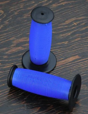 Blue 2 Tone Turbo Fixie Old School BMX Bike Mushroom Grips Fixed Gear Bicycle - Image 1 of 4