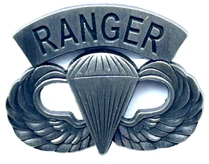 U.S. Army Ranger Airborne Paratrooper Wings Emblem Military Lapel Pin Insignia - Picture 1 of 2