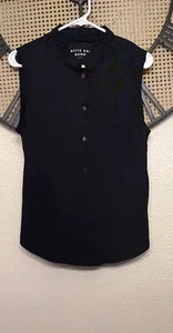 BITTE KAI RAND camicia smanicata top blusa camicia taglia Large donna - Foto 1 di 5