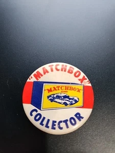Vintage "Matchbox" Series Collector Club Pin 1960's Pin-Back Button 1.5” Car - Picture 1 of 3