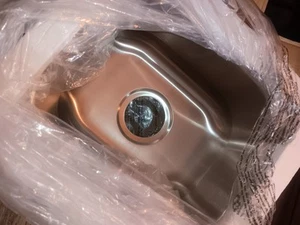 Stainless Steel Under Mount Single Bowl Kitchen Sink 15" x 12" x 7" - Picture 1 of 9