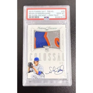National Treasures Noah Syndergaard Colossal 2015 RPA RC automático PSA 10/5 THOR SSP - Imagen 1 de 2