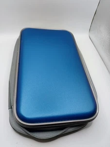 CD Case Blue Holds 80 CDs Zip Up - Picture 1 of 4