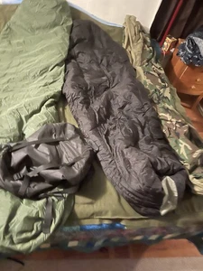 USGI MODULAR SLEEP SYSTEM 4 Piece MSS WITH WOODLAND GORETEX BIVY SACK EXC - Picture 1 of 15