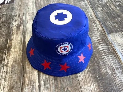 Cruz Azul Mexico Futbol Soccer New Bucket Hat Liga MX Gorro Piluso La Maquina - Image 1 of 4