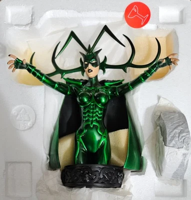 HELA BUST Bowen Marvel Avengers X-Men Spiderman Wolverine Thor Valkyrie Thanos - Image 1 of 2