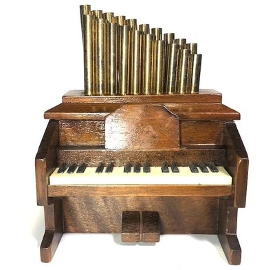 Vintage George Good 1981 Music Box Piano Pipe Organ Display Piece - No Play - Image 1 of 4