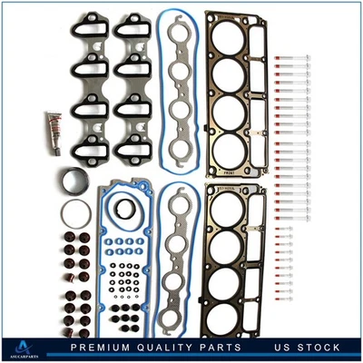 ✔Fits Chevrolet Silverado 1500 4.8L 2008-2009 Head Gasket Set & Head Bolts Kit - Image 1 of 4