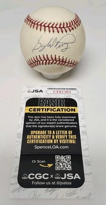 Gaylord Perry Signed Rawlings Official American League Baseball JSA COA A3 - Image 1 of 3