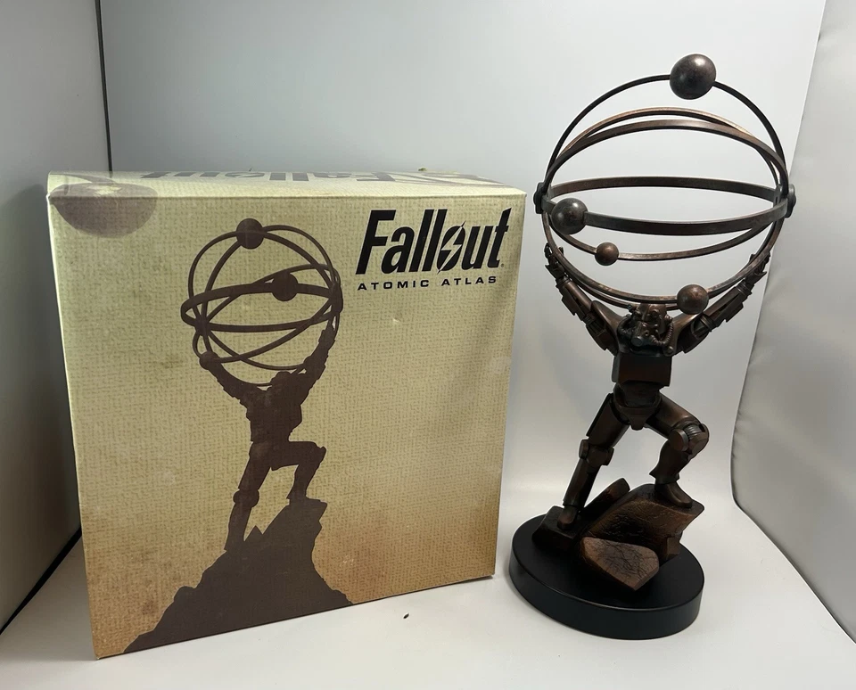 Fallout Atomic Atlas Statue 2019 With Box - Image 1 of 4