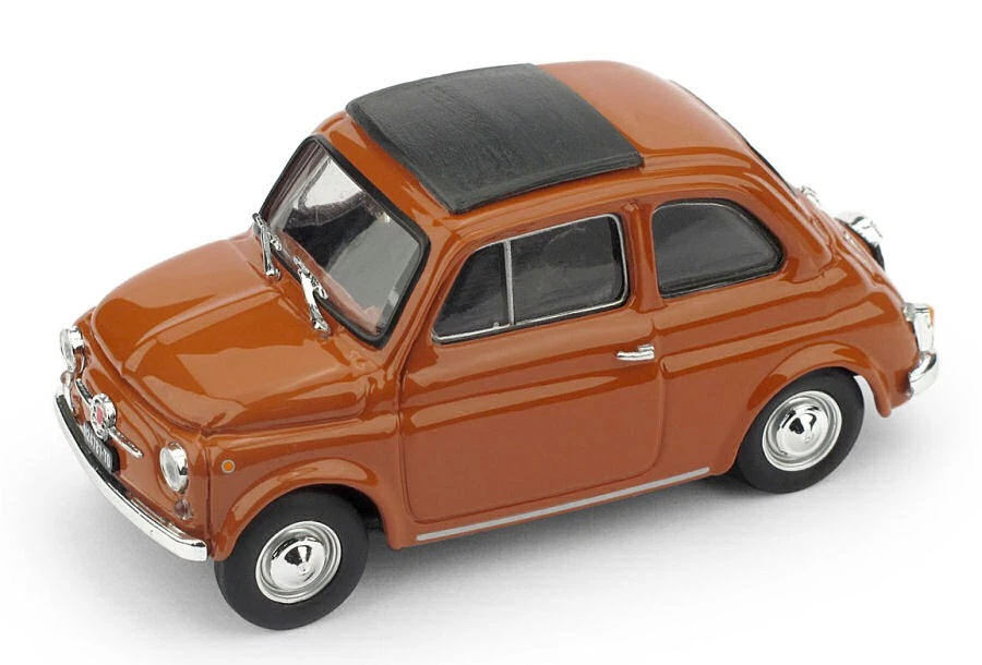 Fiat 500F Chiusa 1965-1972 Rosso Corallo Chiaro Interno Nero 1:43 Model R455-14 - Immagine 1 di 1