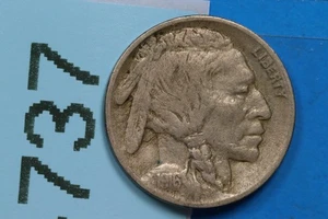 1916 5C INDIAN HEAD BUFFALO NICKEL EARLY US TYPE COIN RAW-737 - Picture 1 of 2