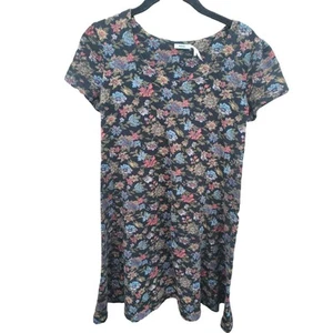 Vestido Kimchi Azul Mediano Mujer Negro Manga Corta Midi Pullover Informal - Imagen 1 de 4