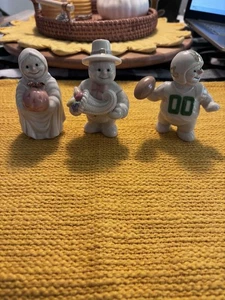 Lenox Schneemänner 3er Set - Figuren OKT-NOV-SEPT- 24k- 12 Monate Schneemänner - Bild 1 von 5