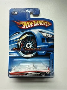 Hot Wheels 2006 1963 Thunderbird White Main Line #181 - Imagen 1 de 1