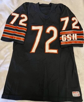 Camiseta deportiva de novato Perry 1985 Chicago Bears Wilson William “Refrigerator” 44 vintage Foto 1 de 4