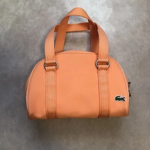Nuevo sin etiquetas Bolso de Mano Pequeño Lacoste Europa Naranja Brillante Primavera Verano 2009 Súper Lindo - Imagen 1 de 8