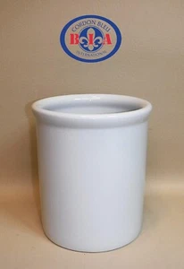BIA Cordon Bleu Utensil Crock ~ 6 1/2" Classic White Utensil Holder ~ EUC! - Picture 1 of 3