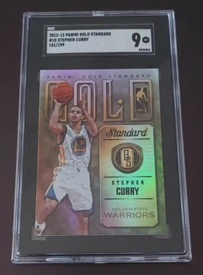 2012-13 Panini Gold Standard Stephen Curry #18 - #'d 151/199 - SGC 9 MINT - Image 1 of 2