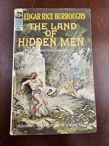 The Land Of Hidden Men ByEDGAR RICE BURROUGHS ACE PB FANTASY CLASSIC BORIS COVER - Picture 1 of 7