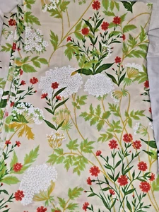 Utica sheet 1979 Gorgeous Floral UNwashed out of package 66 x 96" Queen Flat - Picture 1 of 5