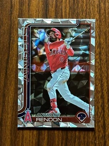 2025 Topps Anthony Rendon Los Angeles Angels Base Diamante Foil Parallel #83 - Picture 1 of 2