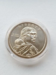 2022-P Sacagawea 1 $ Münze bankfrisch mit Münzhalter 20 Münzen - Bild 1 von 3