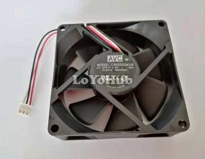 AVC C8025S24UA 8025 Inverter cooling fan DC24V 0.3A 3-Pin - Image 1 of 4