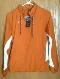 NWT Nike Dry Full-Zip Jacket Womens jacket 923217 $85, UT Orange/White SZ Small - Picture 1 of 6
