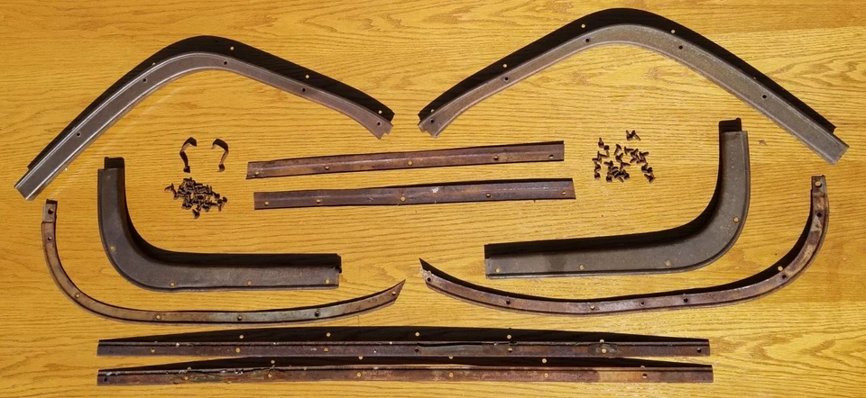 Juego de molduras interiores puerta patada COE camioneta Chevrolet 41 1941 1946 1942 46 GMC Cabover Foto 1 de 4