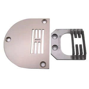 1SET NEEDLE PLATE &FEED DOG FIT FOR PFAFF 418 438 918 938 ZIG ZAG SEWING - Picture 1 of 4