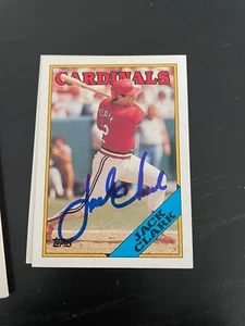 Cardinals Jack Clark signed 1988 Topps Card - Picture 1 of 4