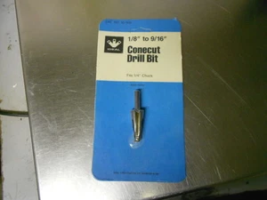 Ideal Conecut High Speed Steel Tapered Drill Bit, 1/8 to 9/16" Step drill - Picture 1 of 2