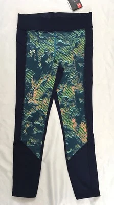 Under Armour Women's Compression Ankle Crop REVERSIBLE Leggings Blue 1298250 XS - Image 1 of 4