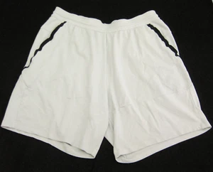 NIKE Men's (Size 2XL 36-38) Ivory White Athletic Sweat Shorts Gym Fitness Tennis - Picture 1 of 4