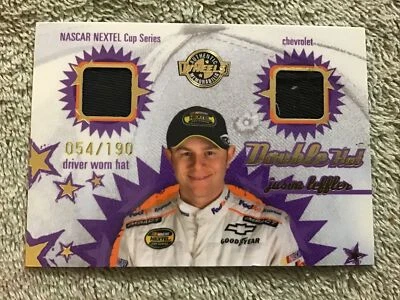 2005 Wheels JASON LEFFLER #11 FedEx Double Hat Race Used #/190 - Image 1 of 4