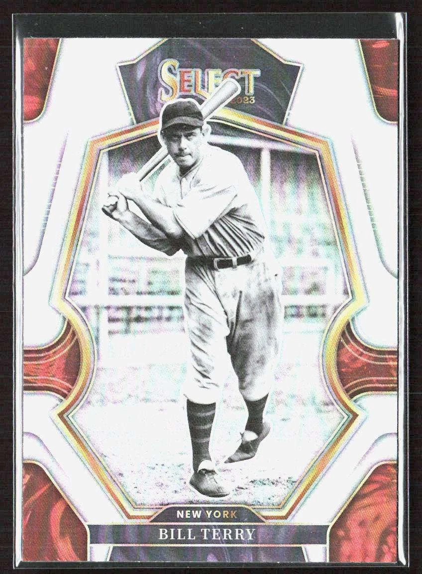 2023 Panini Select Bill Terry #137 Silver Prizm New York Giants