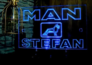 MAN Trucker LKW Namensschild LED Panel 12 oder 24v VIDEO - Bild 1 von 3