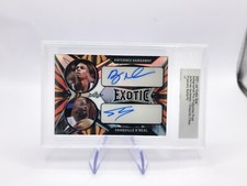 2022 Leaf Exotic Anfernee Hardaway Shaquille O'Neal 1/1 Butterfly Prism Proof