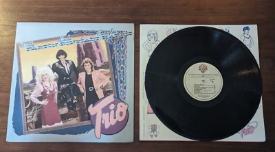 Dolly Parton Linda Ronstadt Emmylou Harris Trio Record LP W1 25491 - Image 1 of 4