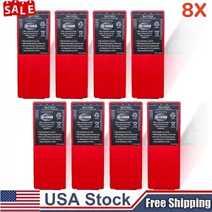 Confezione da 8 batterie BA213020 2x6V 2100mAh per batteria HBC Radiomatic BA213020 US. - Foto 1 di 9