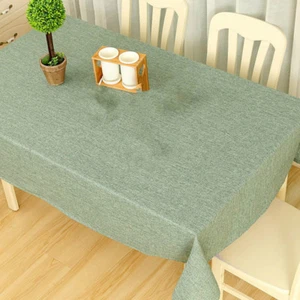 Tablecloth Dining Kitchen Rectangular Cloth for Hotel Restaurant Casual Purple - Picture 1 of 21