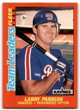 1988 FLEER KAY BEE TEAM LEADERS LARRY PARRISH TEXAS RANGERS #25