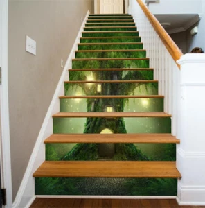 3D Tree House 1038 Stair Risers Decoration Photo Mural Vinyl Decal Wallpaper - Picture 1 of 5