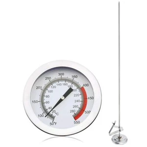 Deep Fryer Turkey Thermometer with Clip&15 Inch Stem - Best Professional Kitchen - Picture 1 of 8